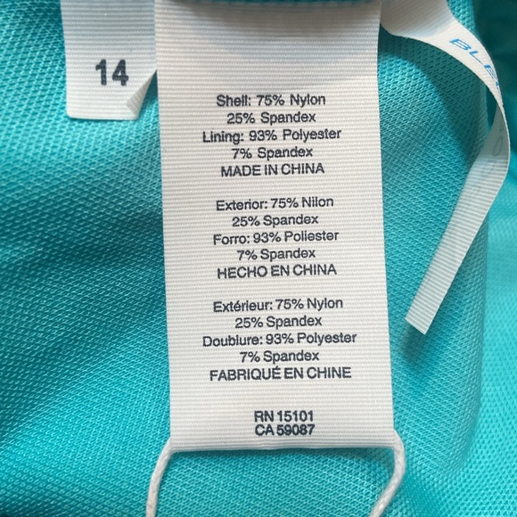 BLEU ROD BEATTIE Ring Me Up Plunge Over The Shoulder Size 14 NWT Swimsuit - Picture 10 of 11